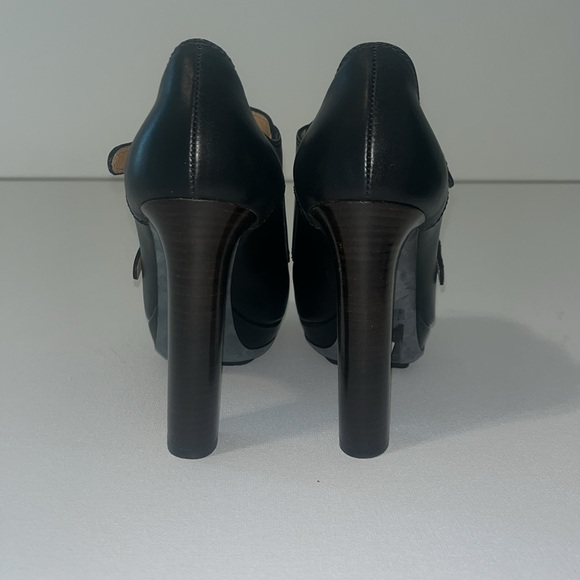 Lanvin high heel black leather boots size 39 1/2 - Picture 7 of 7